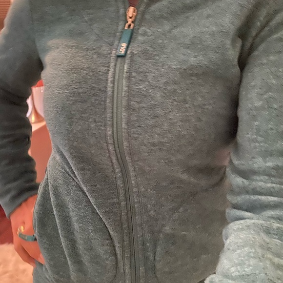 Lole green zip up jacket Sz S - Picture 9 of 10